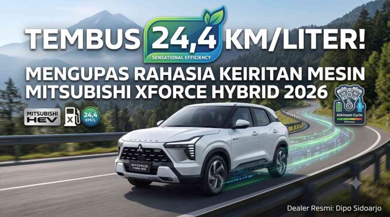 Tembus 24,4 KmLiter! Mengupas Rahasia Keiritan Mesin Mitsubishi Xforce Hybrid 2026